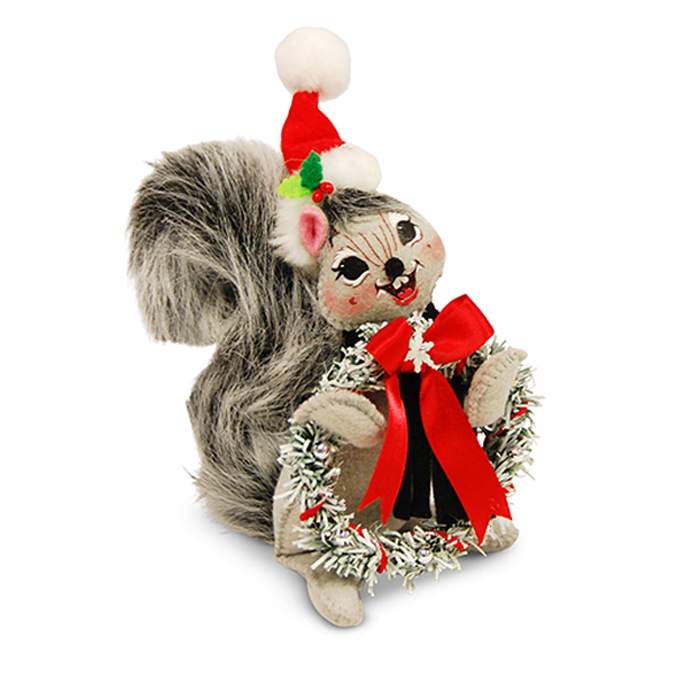 6 inch snowflake squirrel