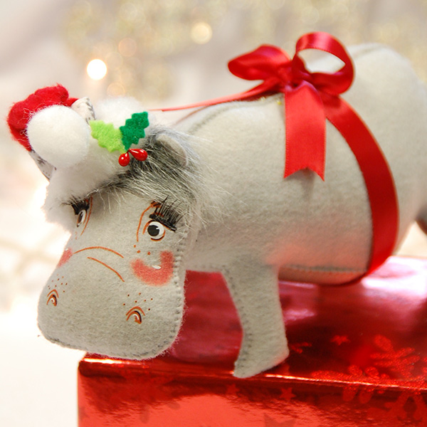 Christmas Hippo